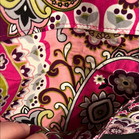 Vera Bradley Pink and Purple Paisley Checkbook holder - Picture 5 of 8